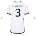 Tanie Strój piłkarski Real Madrid Eder Militao #3 Koszulka Podstawowej dla damskie 2023-24 Krótkie Rękawy